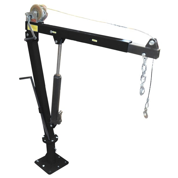 900kg Foldable Ute Deck Swivel Crane with Winch – Pricelink NZ