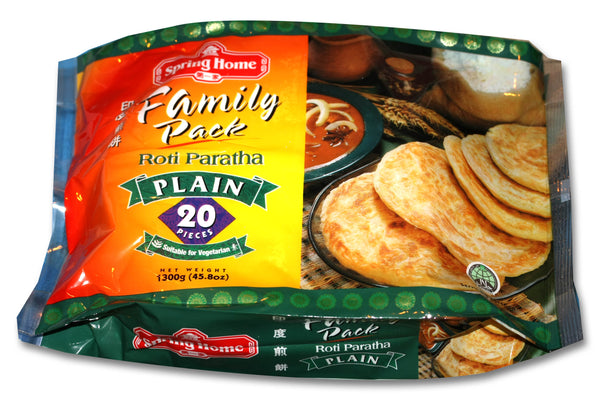 Roti Paratha Plain Family Pack 20 Pieces - 6x 1.3kg Carton