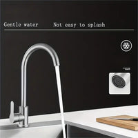 Kitchen Stainless Steel Kitchen Hot And Cold Style Faucet, 360° Rotating Sink Faucet