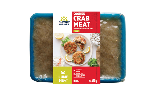Cooked Crab Meat Pasteurised - Lump 20x450g Carton