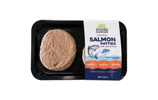 Salmon Patties Original 20X240g 4.8kg / Carton